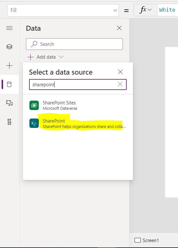 On PowerApps, there is no available control you can use for attachment. So what we need to do is let's connect our Form to any SharePoint